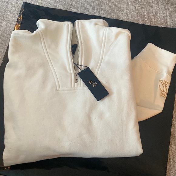 OVO WOMENS CLASSIC OWL HALF ZIP MOCK NECK - NWT - Picture 3 of 3